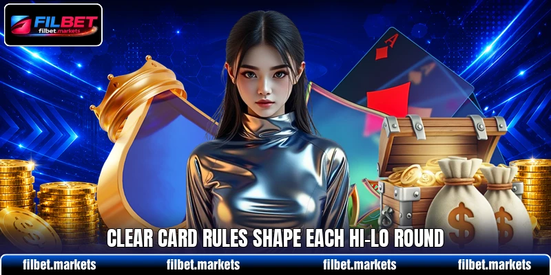 Clear card rules shape each Hi-Lo round