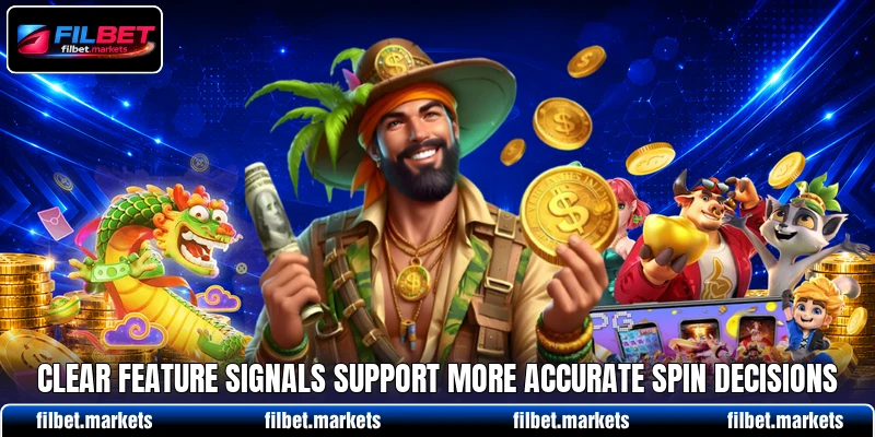 Clear feature signals support more accurate spin decisions Clear feature signals support more accurate spin decisions