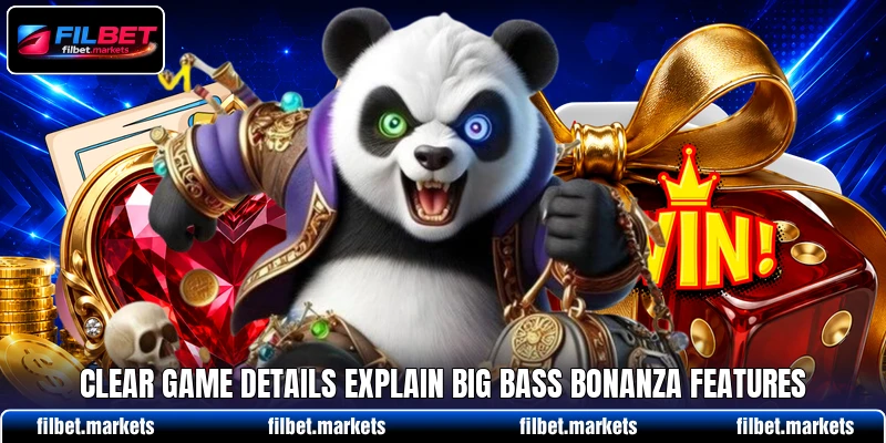 Clear game details explain Big Bass Bonanza features