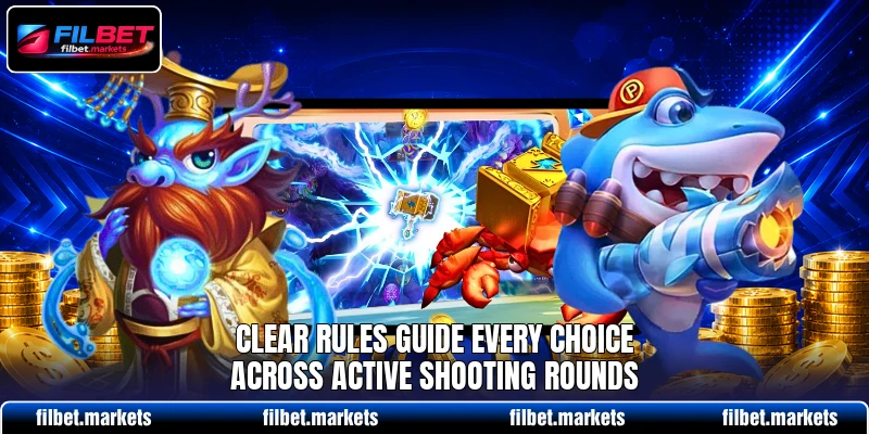 Clear rules guide every choice across active shooting rounds