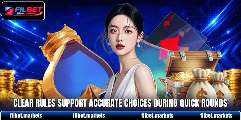Clear rules support accurate choices during quick rounds