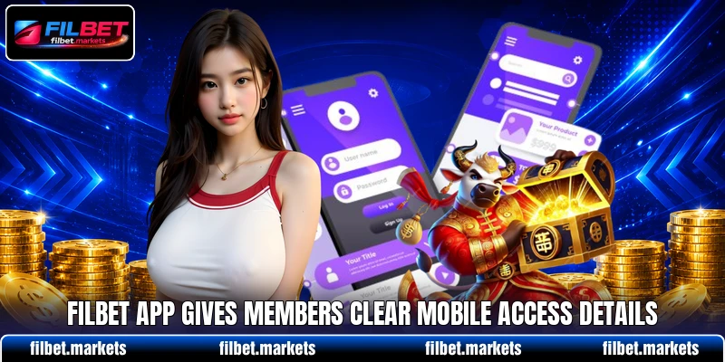 Filbet app gives members clear mobile access details