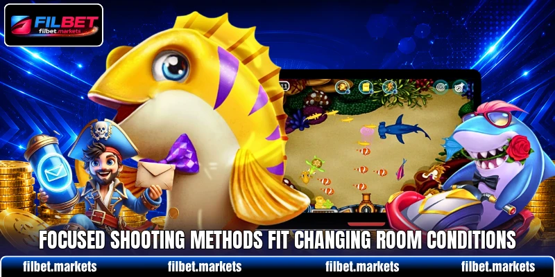 Focused shooting methods fit changing room conditions