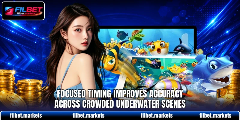 Focused timing improves accuracy across crowded underwater scenes