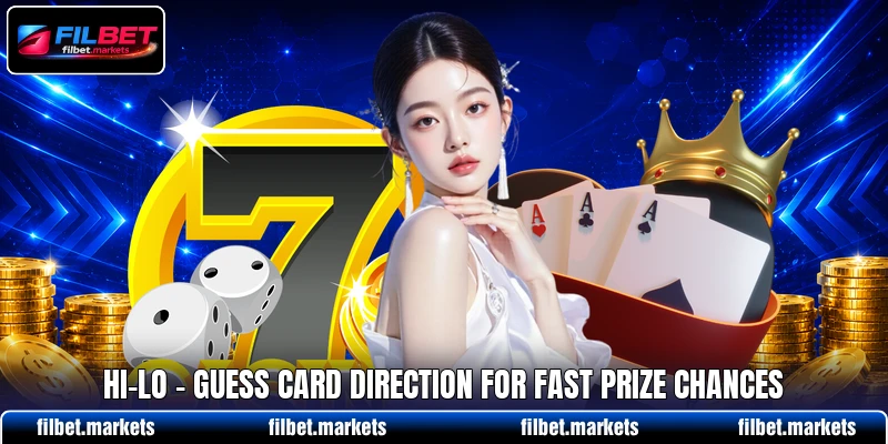 Hi-Lo - Guess Card Direction For Fast Prize Chances