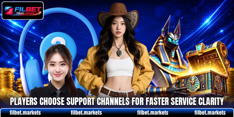 Players choose support channels for faster service clarity