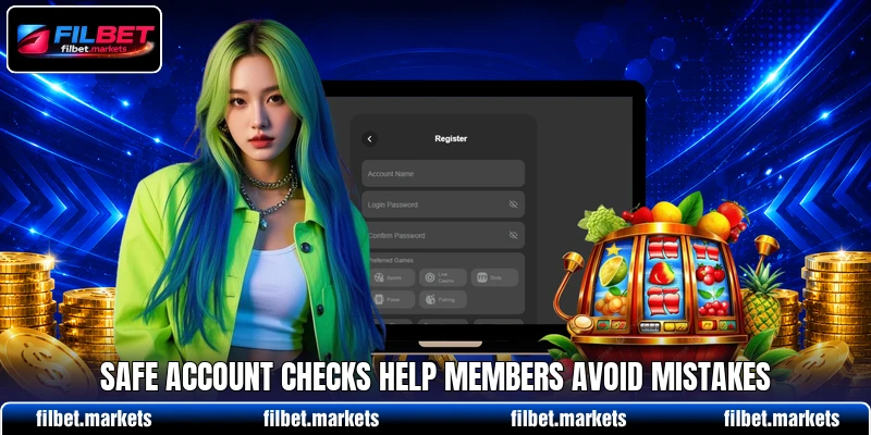 Safe account checks help members avoid mistakes