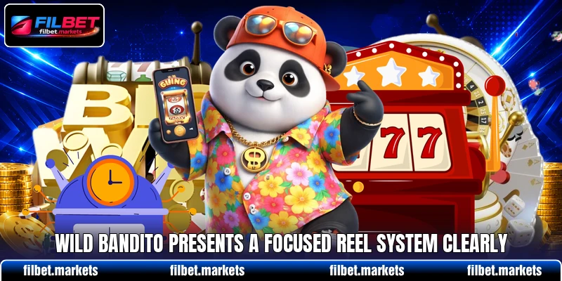 Wild Bandito presents a focused reel system clearly Wild Bandito presents a focused reel system clearly